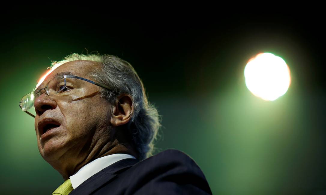 O mininistro da Economia, Paulo Guedes Foto: Ueslei Marcelino / Reuters