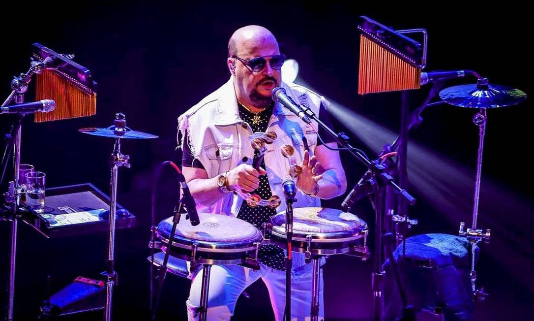 Paulinho, vocalista e percussionista do Roupa Nova Foto: Reprodução / Instagram / Agência O Globo