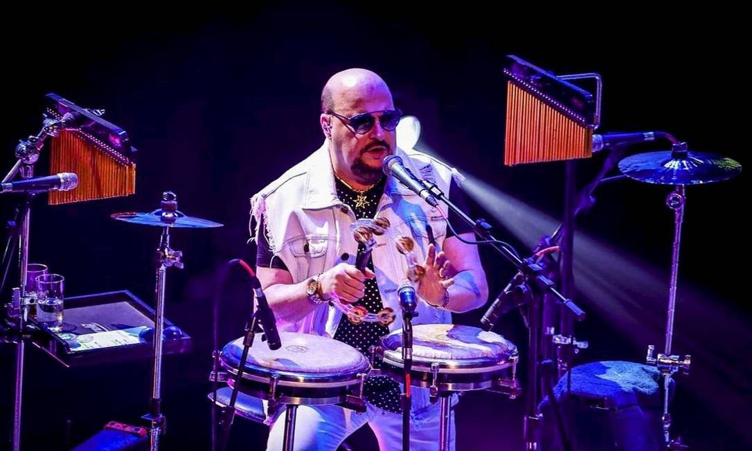 Paulinho, vocalista e percussionista do Roupa Nova, morreu de Covid-19, aos 68 anos, no dia 14 de dezembro Foto: Reprodução / Instagram