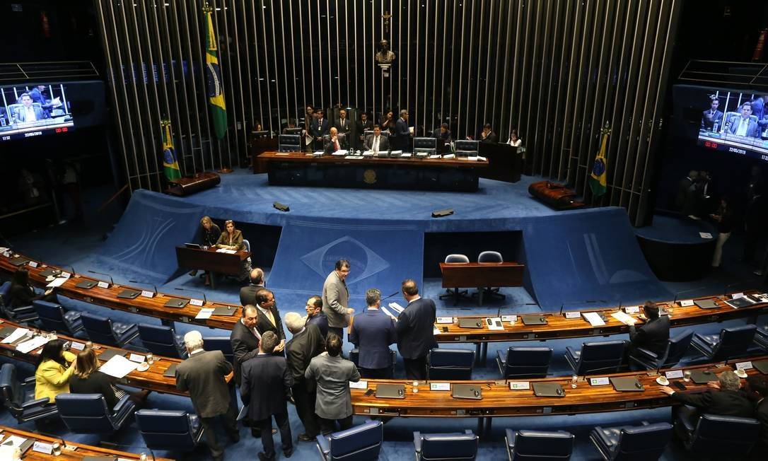 Sessão do Senado Foto: Jorge William / Agência O Globo