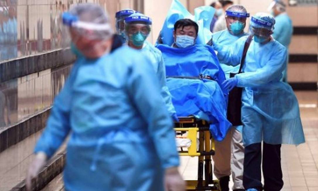 Paciente com alta suspeita de contágio pelo coronavírus é internado em janeiro em hospital de Hong Kong Foto: Reuters
