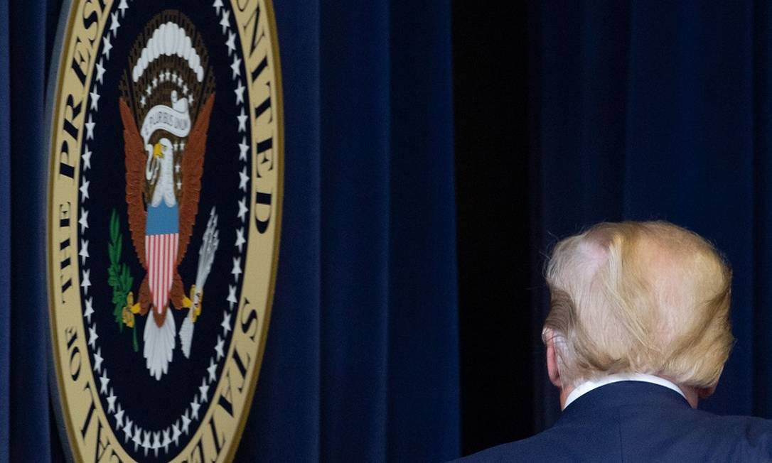 Trump: obsessão em não sair do cargo como perdedor Foto: SAUL LOEB / AFP