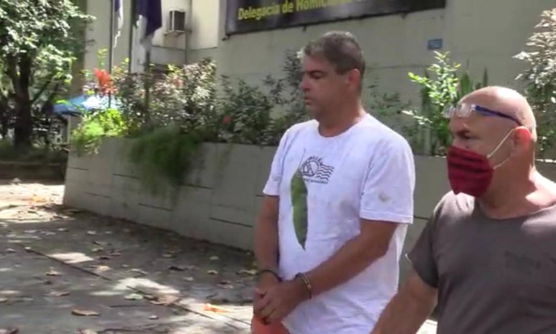 Paulo José Arronenzi foi transferido para a Cadeia Pública José Frederico Marques, em Benfica Foto: Reprodução/Polícia Civil