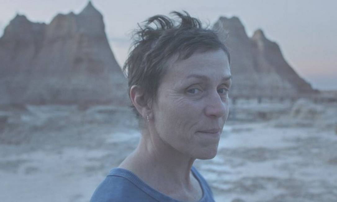 “Nomadland” é protagonizado pela vencedora do Oscar de 2020, Frances McDormand Foto: SEARCHLIGHT PICTURES