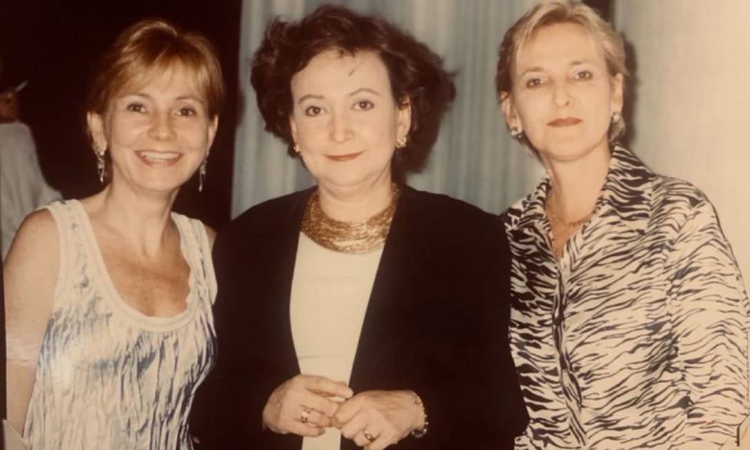 Com as irmãs Elizabeth e Rosangela Foto: Arquivo pessoal