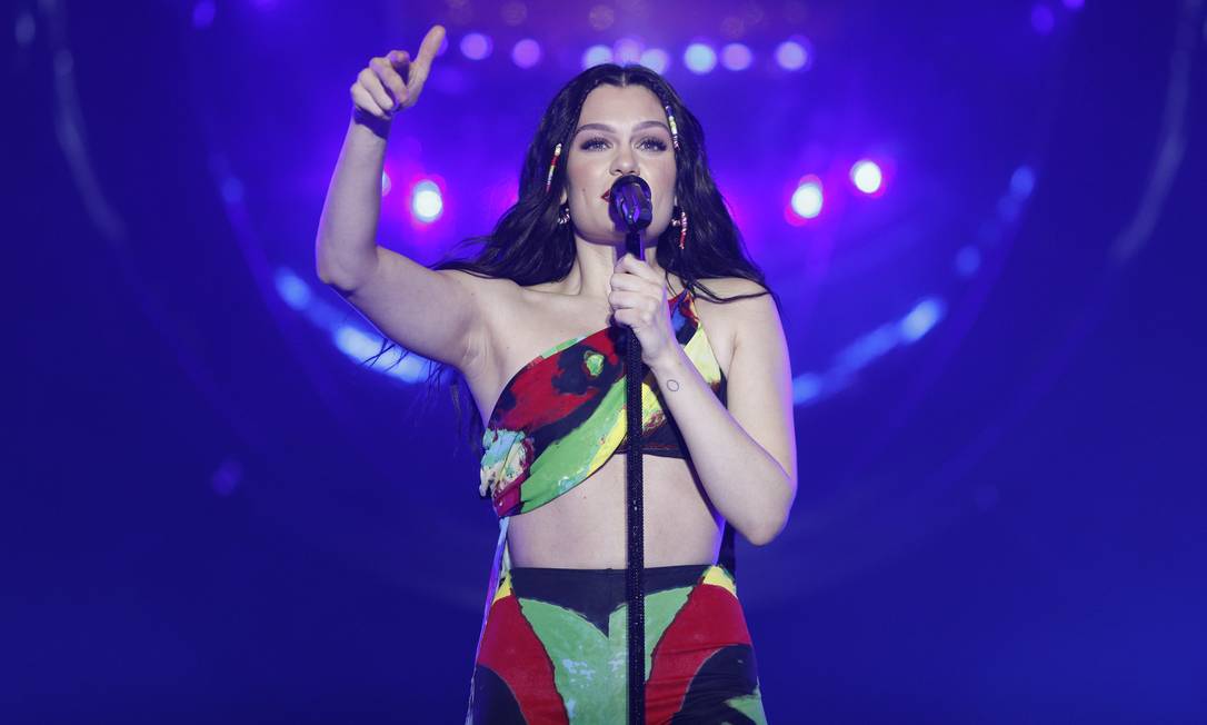 Cantora Jessie J no palco do Rock in Rio 2019. Foto: Brenno Carvalho / Brenno Carvalho