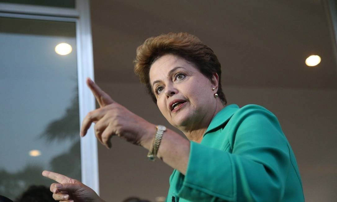 Ex-presidente Dilma Rousseff não foi a jantar em que Alckmin encontrou Lula Foto: André Coelho / Agência O Globo