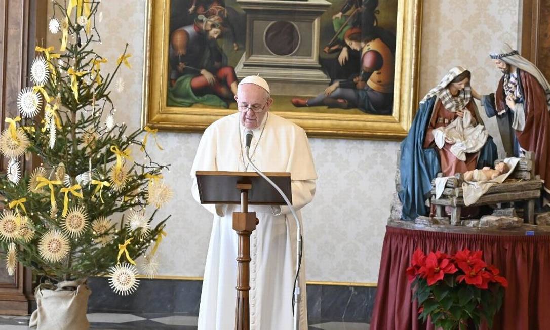 Papa Francisco na audiência geral do Vaticano desta quarta (30) Foto: Vatican News