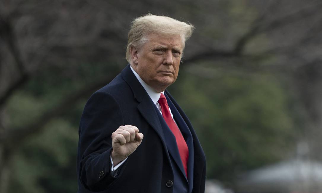 Trump na Casa Branca em Washington, DC Foto: ANDREW CABALLERO-REYNOLDS / AFP/12-12-2020