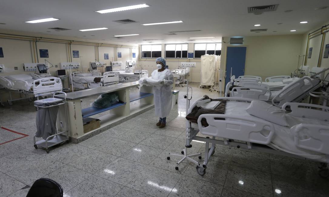 Hospital Souza Aguiar irá contar com 30 novos leitos para tratamento de Covid-19 Foto: Domingos Peixoto / Domingos Peixoto