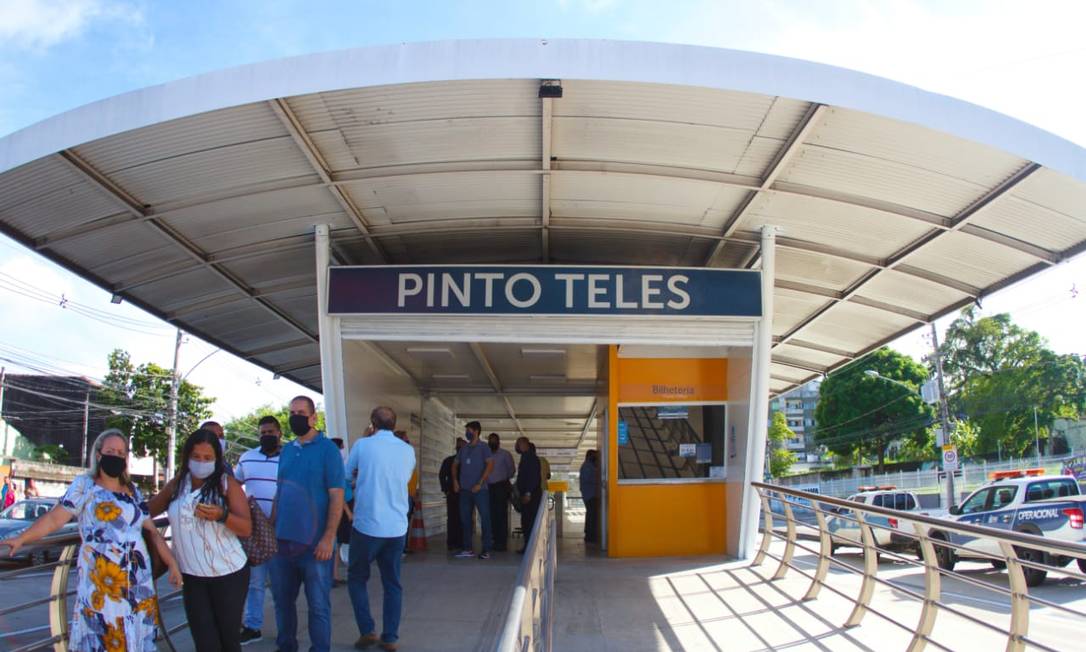 Estação Pinto Teles do BRT Transcarioca é reaberta após reforma Foto: Divulgação