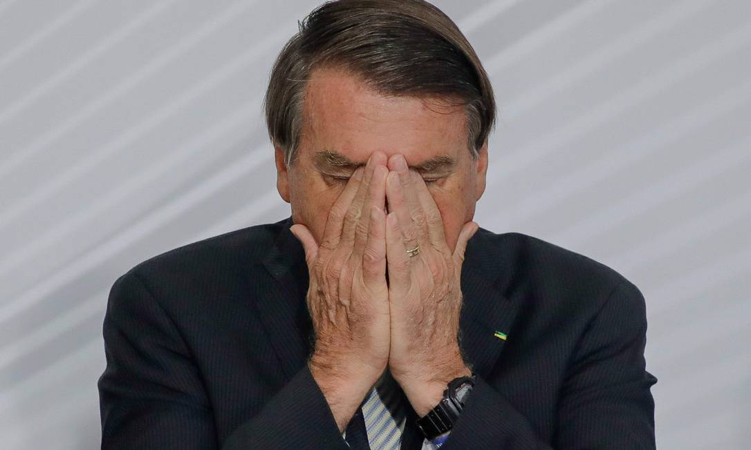O presidente da República, Jair Bolsonaro Foto: SERGIO LIMA / AFP/20-7-2020