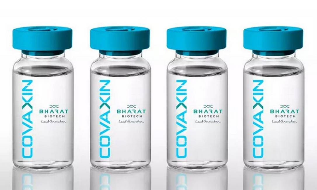 A vacina Covaxin foi desenvolvida por empresa indiana e agência sanitária do país Foto: Reprodução / Agência O Globo