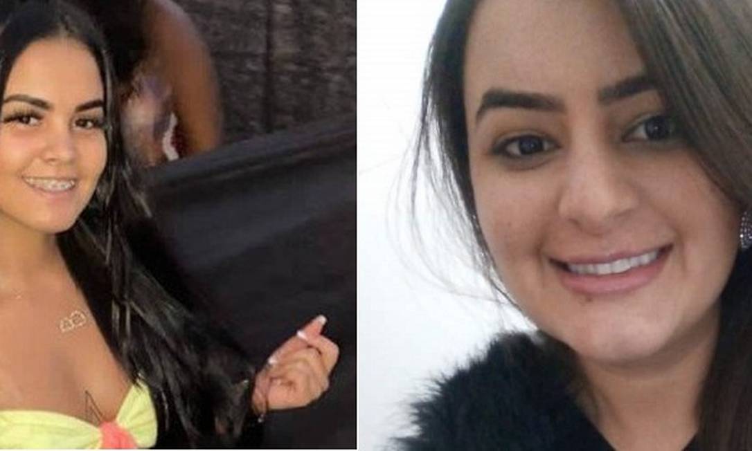 Bianca Lourenço, de 24 anos (E) e Natália da Silva Fonseca Souza, de 29, foram mortas Foto: Reprodução / Redes Sociais