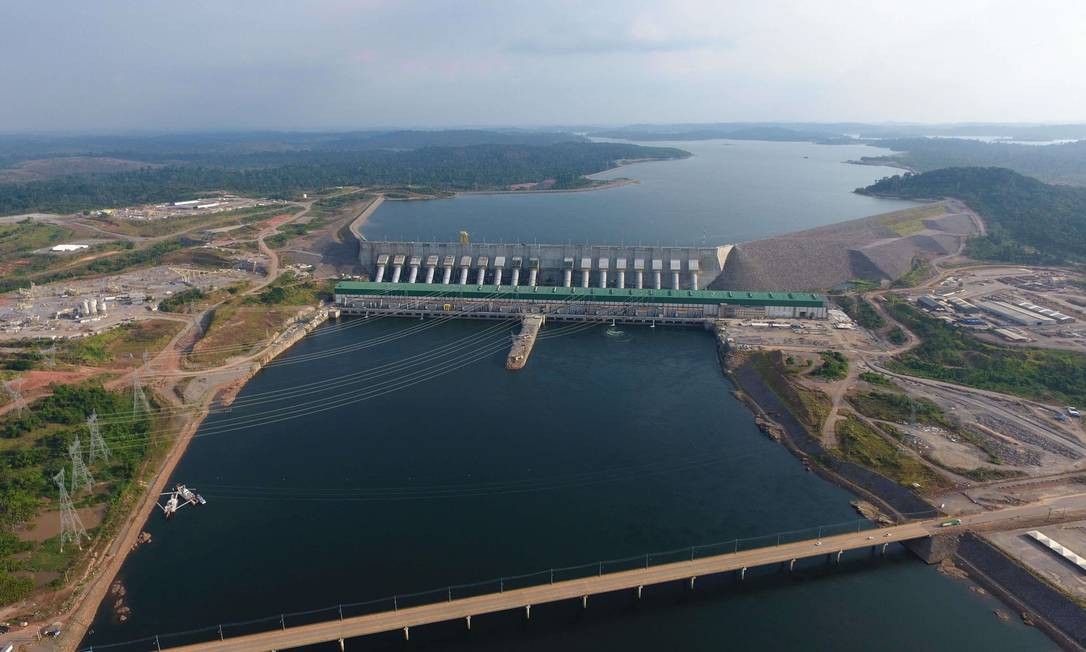 Casa de força principal de Belo Monte, no Pará. Usina vive novo impasse entre geração de energia e proteção ao meio ambiente Foto: Norte Energia