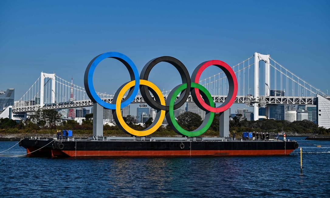 Jogos Olímpicos acontecerão em Tóquio de 23 de julho a 8 de agosto de 2021 Foto: CHARLY TRIBALLEAU / AFP