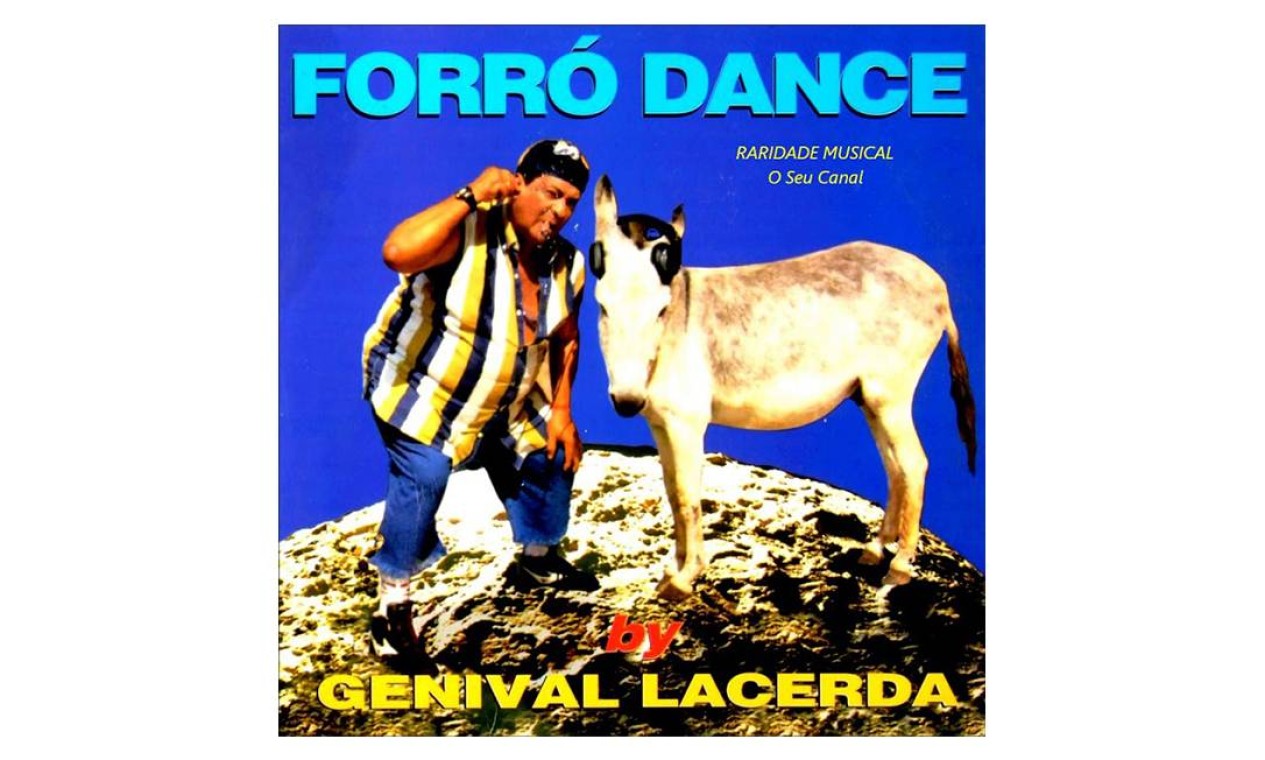 Mesmo avançado na idade, o cantor se manteve antenado. E em "Forró Dance" (1995) ele lançou remixes de seus grandes hits, como "Rock do jegue" e "Radinho de pilha". Foto: Reprodução