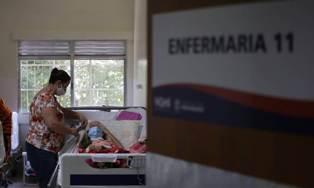 Hospital da Posse em Nova Iguaçu (RJ) sofre com atendimento a pacientes de outras cidades Foto: Cléber Júnior / Agência O Globo