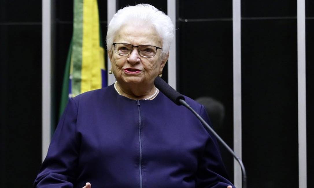 Luiza Erundina, de 85 anos, é parceira de chapa de Guilherme Boulos (PSOL) Foto: Câmara dos Deputados