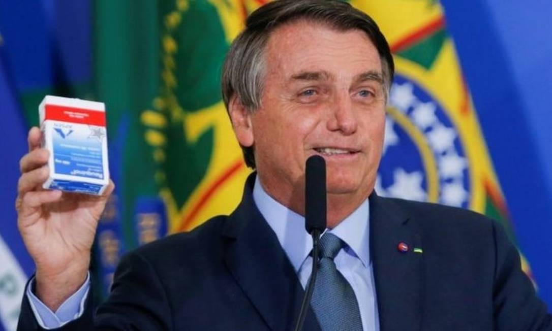 Bolsonaro disse ter usado cloroquina para se tratar da covid-19 Foto: Reuters
