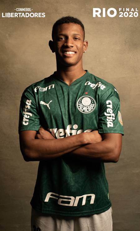 Gabriel Veron, do Palmeiras Foto: DIVULGAÇÃO/CONMEBOL