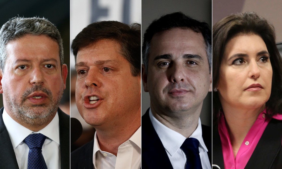 Aliados de Bolsonaro, Lira e Pacheco chegam com vantagem para a eleição no Congresso nesta segunda-feira