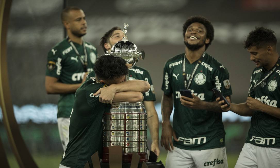 Palmeiras venceu a Libertadores e se classificou ao Mundial Foto: Guito Moreto / Agência O Globo