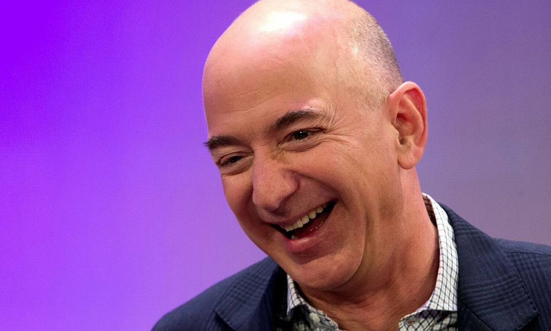 Jeff Bezos, da Amazon Foto: Mike Segar / REUTERS