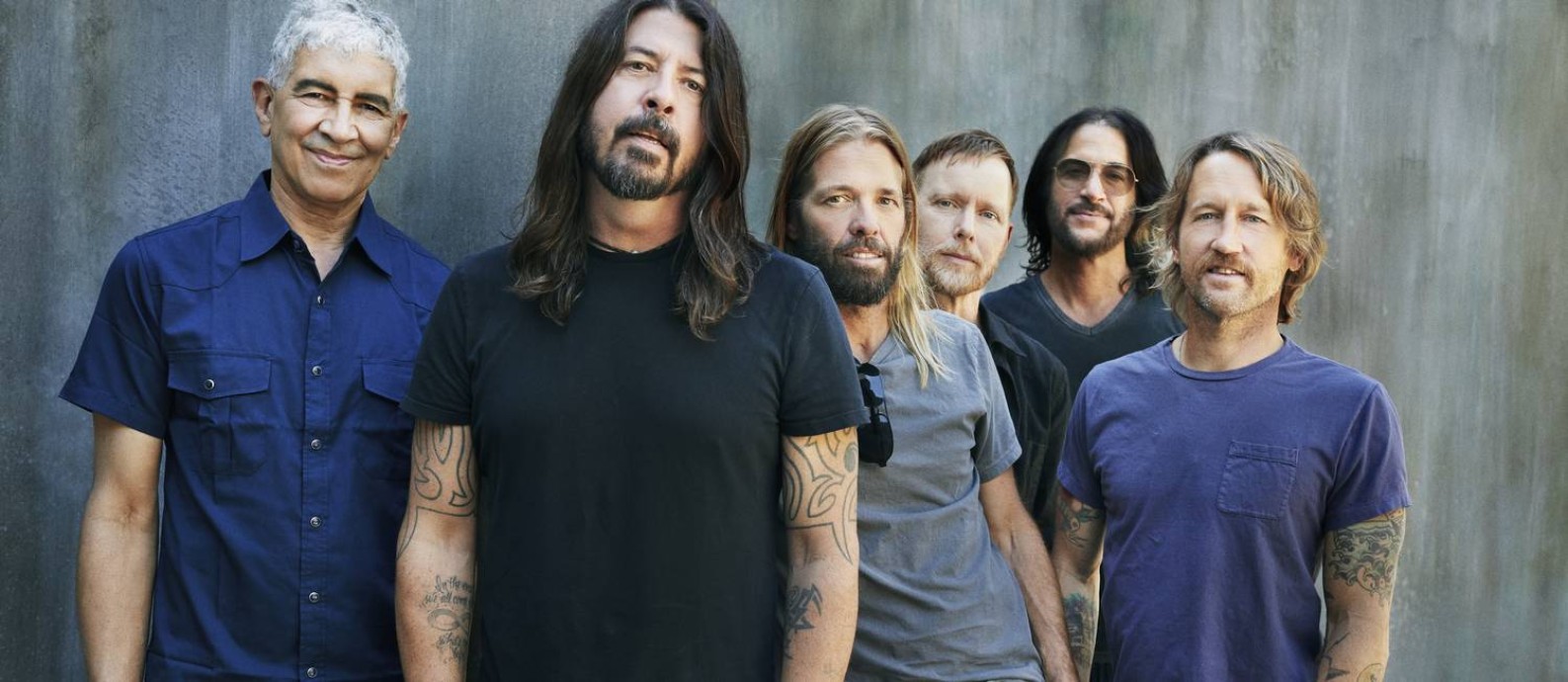 O grupo americano Foo Fighters, com o líder Dave Grohl à frente Foto: Divulgação