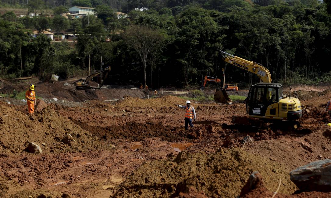 Região do rompimento da barragem da Vale em Brumadinho Foto: Marcelo Theobald / Agência O Globo