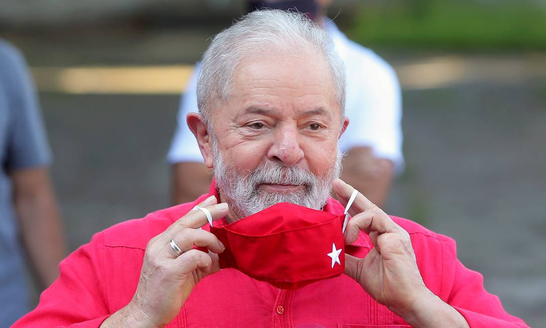 O ex-presidente Luiz Inácio Lula da Silva 15/11/2020 Foto: AMANDA PEROBELLI / REUTERS