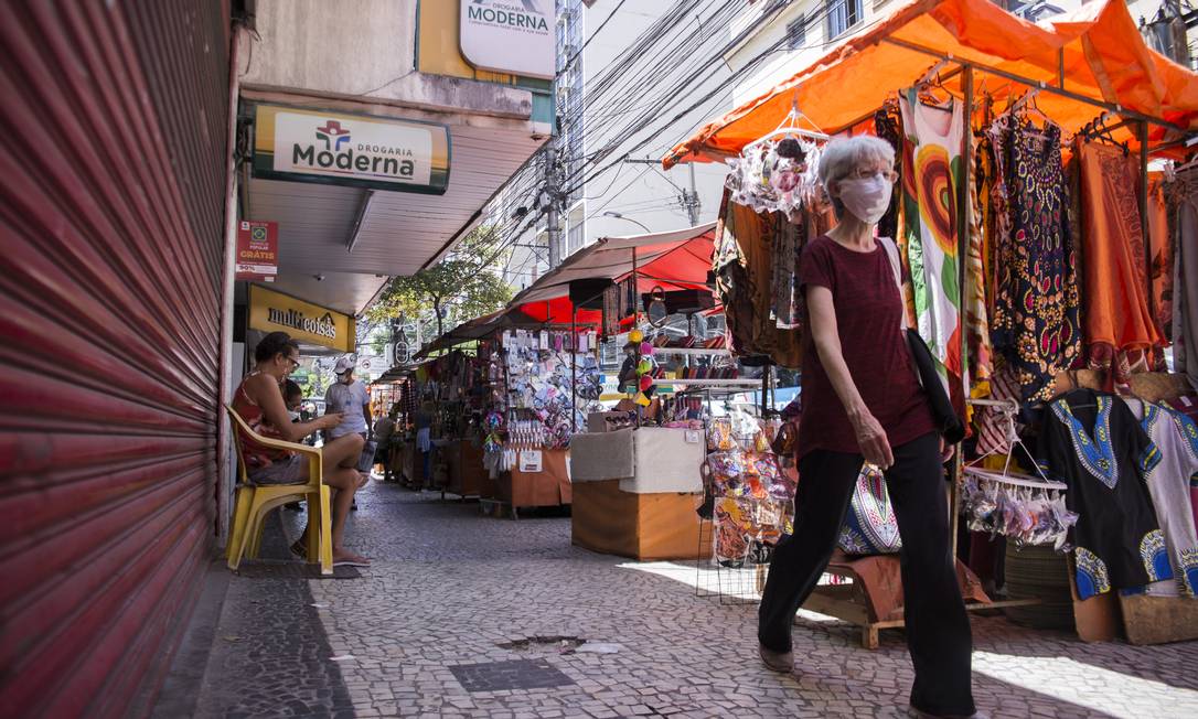 Tombo na economia em março e abril pesaram para o resultado do ano Foto: Maria Isabel Oliveira / Agência O Globo