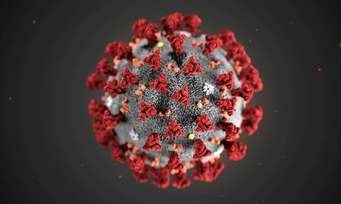 Ilustração médica do novo coronavírus Foto: Alissa Eckert, Dan Higgins/CDC