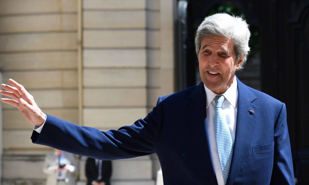John Kerry, enviado especial da Casa Branca para o Clima
Foto: BERTRAND GUAY / AFP
