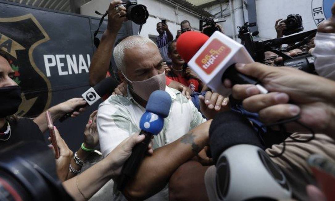 Belo deixou a cadeia nesta quinta-feira Foto: Gabriel de Paiva/ Agência O Globo