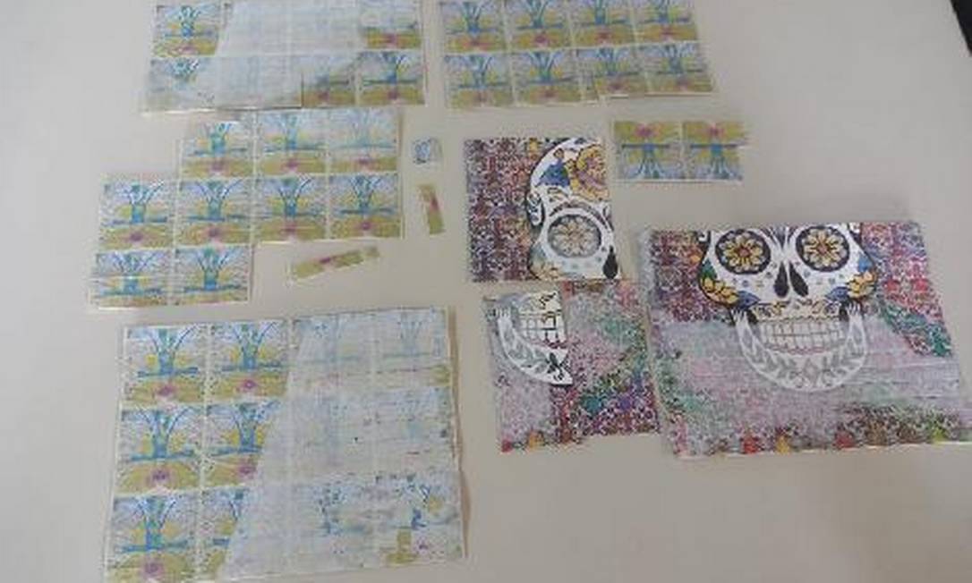 Polícia prendeu 2.300 micropontos de LSD que seriam vendidos em festas de música eletrônica Foto: Divulgação
