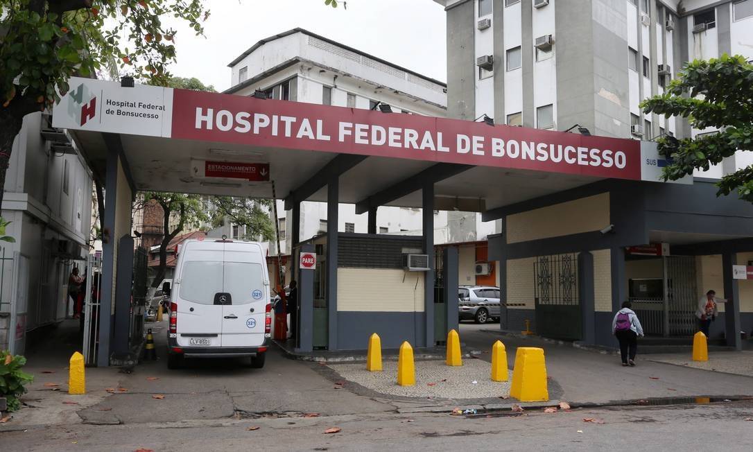 Hospital Federal de Bonsucesso, no Rio, segue sem previsão de reabertura integral quatro meses após incêndio Foto: Fabiano Rocha / Agência O Globo