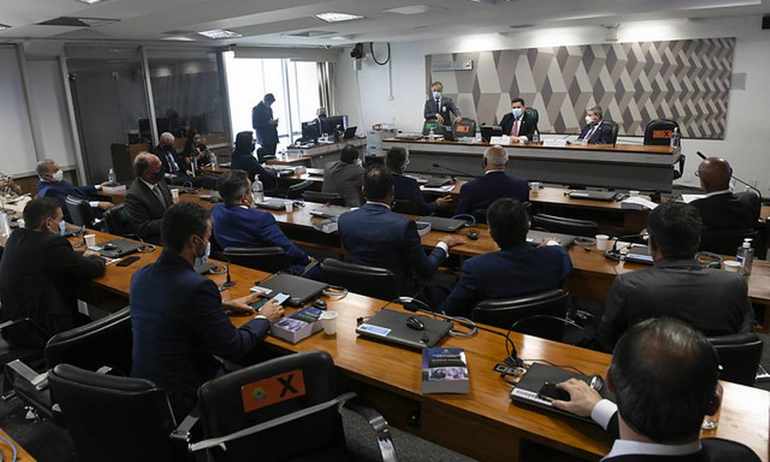 Sessão da Comissão de Constituição e Justiça (CCJ) do Senado Foto: Edilson Rodrigues / Agência Senado