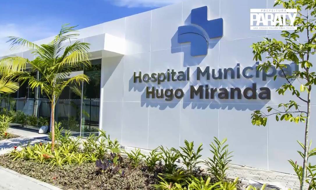 Hospital Municipal Hugo Miranda, em Paraty, onde o homem está internado Foto: Divulgação