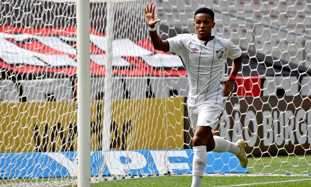 Kayky: Primeiro e prov&aacute;vel &uacute;nico ano no profissional do Flu Foto: Mailson Santana/Fluminense FC