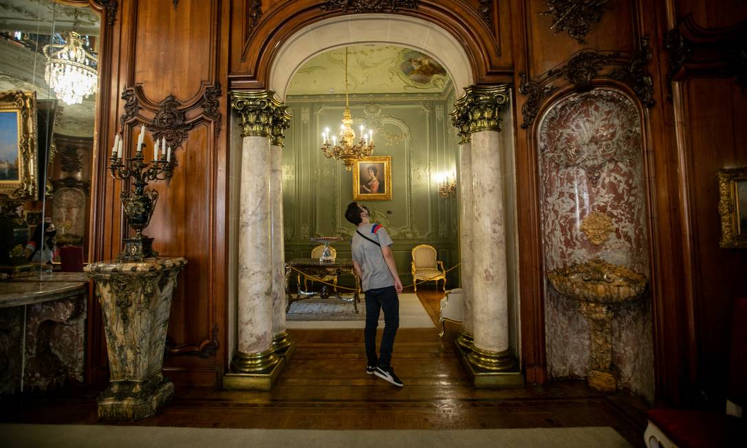 Jardins e interior do Palácio Laranjeiras voltarão a abrir para visitação do público Foto: Brenno Carvalho