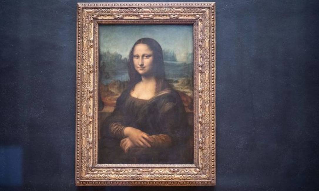 A água é um elemento fundamental para entender a Mona Lisa, a grande obra de Leonardo Da Vinci Foto: Getty Images