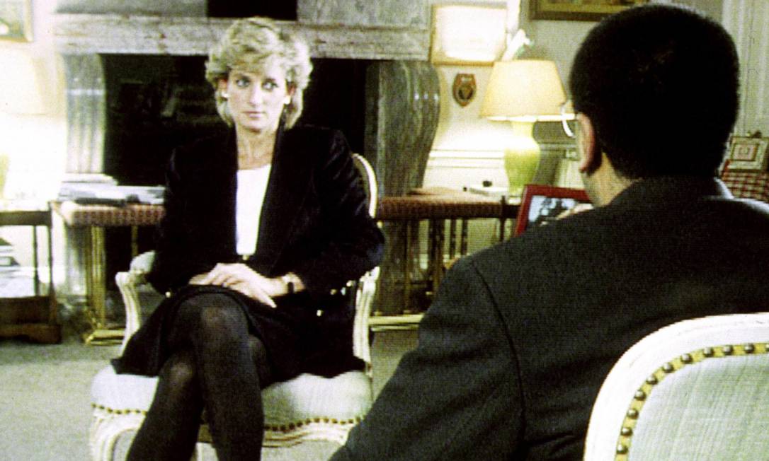 "Diana, a entrevista que chocou o mundo": conversa da princesa com o jornalista Martin Bashir, em 1995, ainda gera controvérsia e pode ser vista on-line Foto: Divulgação