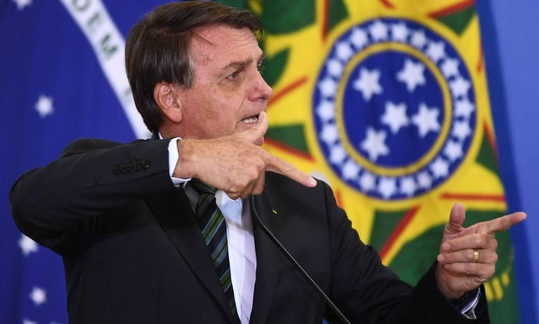 Presidente da República Jair Bolsonaro vem sendo chamado de genocida Foto: EVARISTO SA / AFP