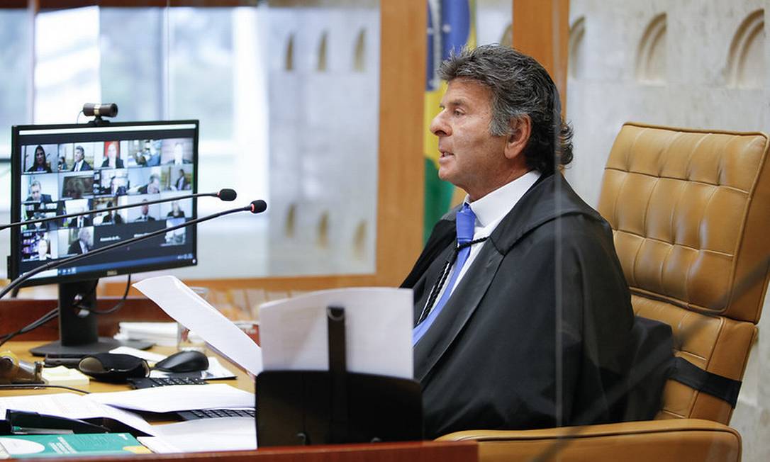 O presidente do STF, Luiz Fux, é pressionado a levar o caso para o plenário Foto: Divulgação