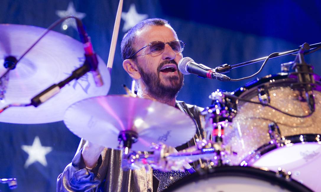 O cantor e baterista Ringo Starr Foto: Scott Robert Ritchie / Divulgação