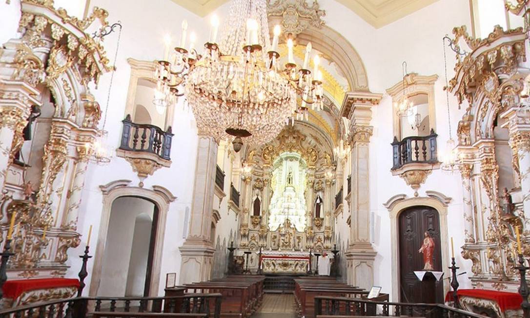 Tour virtual pela Igreja Nossa Senhora do Carmo Foto: Reprodução