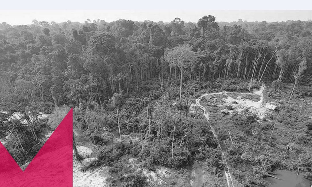 Mineração no Parque Nacional de Jamanxim, no Pará: unidade de conservação integral é alvo de 159 requerimentos para atividade econômica Foto: ANTONIO SCORZA/AFP