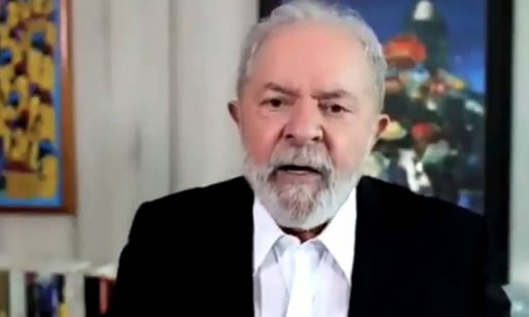 Lula em entrevista à jornalista Christiane Amanpour, da CNN americana Foto: Reprodução