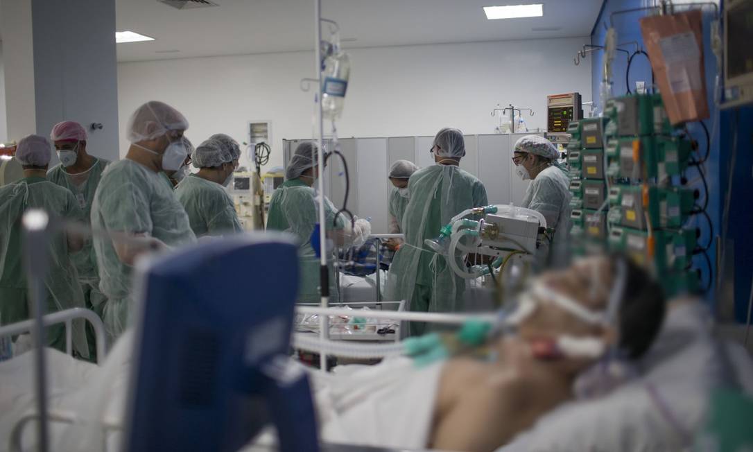 'Kit intubação" tem remédios para anestesia, sedação e relaxamento muscular Foto: Edilson Dantas / Agência O Globo